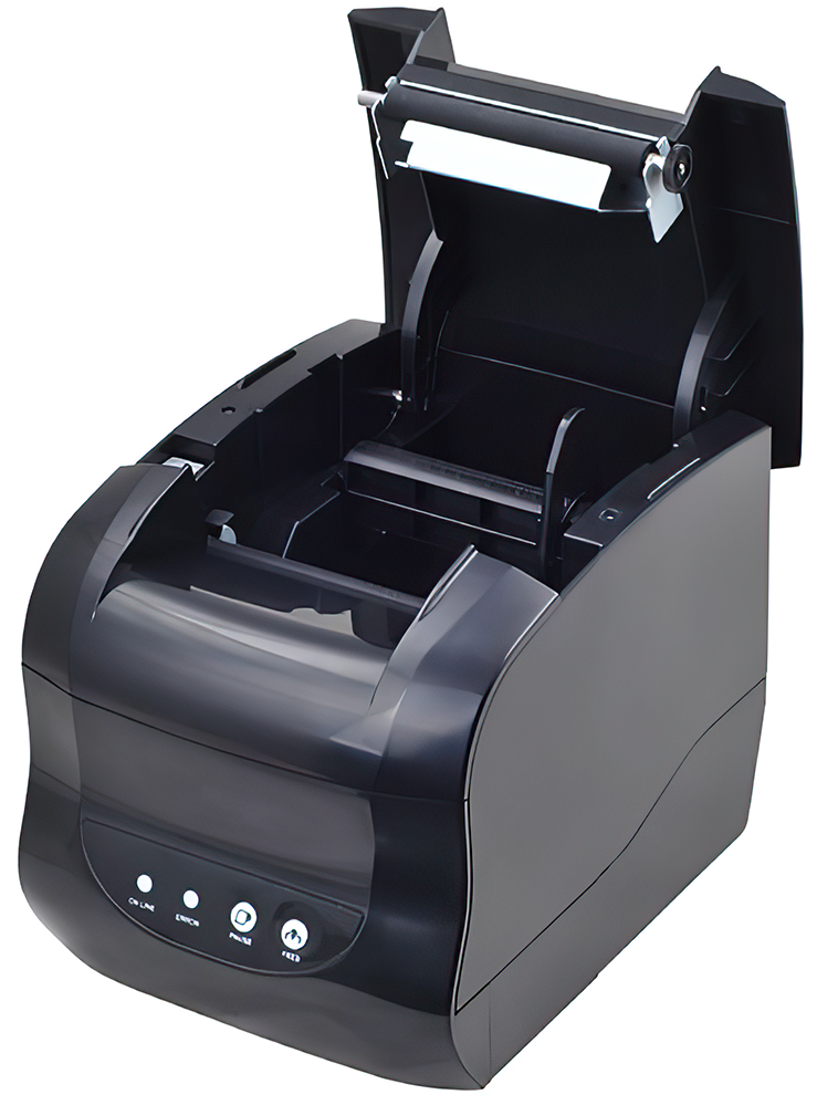 Комплект Xprinter XP-365B (USB, LAN) Черный + SUNTEK 2D Wireless Barcode Scanner (ST1100DW) Black