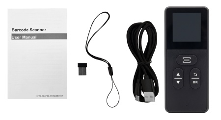 SUNTEK 2D MINI PORTABLE BARCODE SCANNER (ST3100DB) Black USB+BT